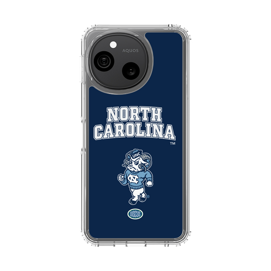 スリムプロテクションケース［ ノースカロライナ大学 - 雄羊 - Navy ］