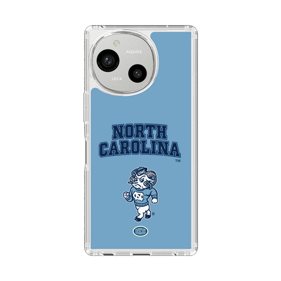 スリムプロテクションケース［ ノースカロライナ大学 - 雄羊 - light blue ］