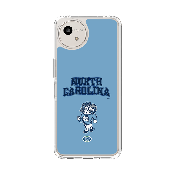 スリムプロテクションケース［ ノースカロライナ大学 - 雄羊 - light blue ］