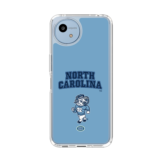 スリムプロテクションケース［ ノースカロライナ大学 - 雄羊 - light blue ］