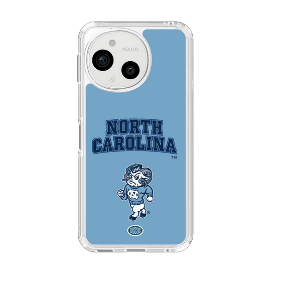 スリムプロテクションケース［ ノースカロライナ大学 - 雄羊 - light blue ］