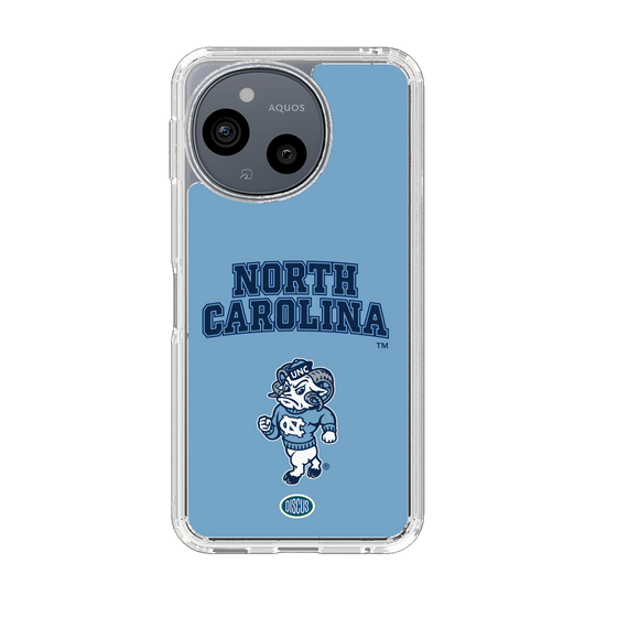 スリムプロテクションケース［ ノースカロライナ大学 - 雄羊 - light blue ］