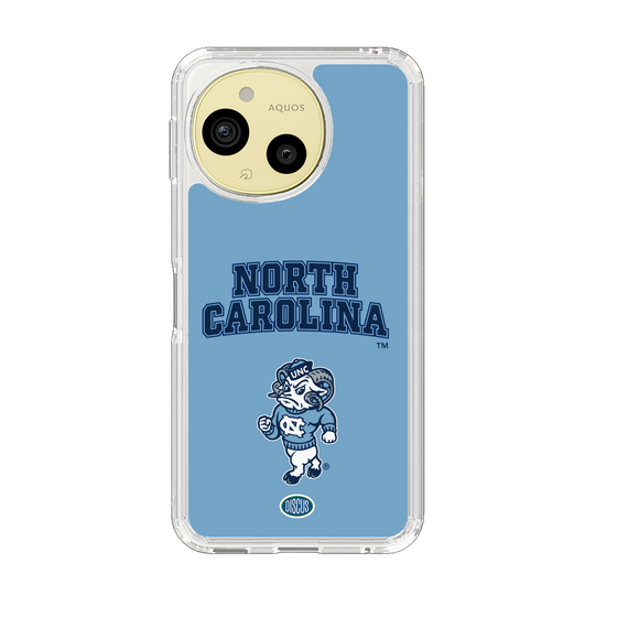 スリムプロテクションケース［ ノースカロライナ大学 - 雄羊 - light blue ］