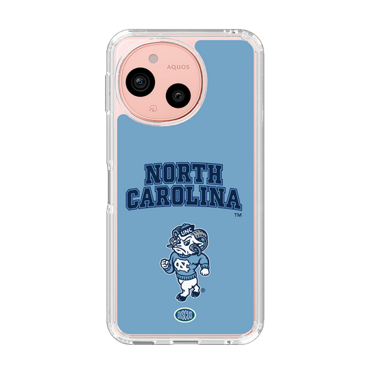 スリムプロテクションケース［ ノースカロライナ大学 - 雄羊 - light blue ］