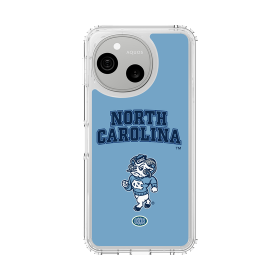 スリムプロテクションケース［ ノースカロライナ大学 - 雄羊 - light blue ］