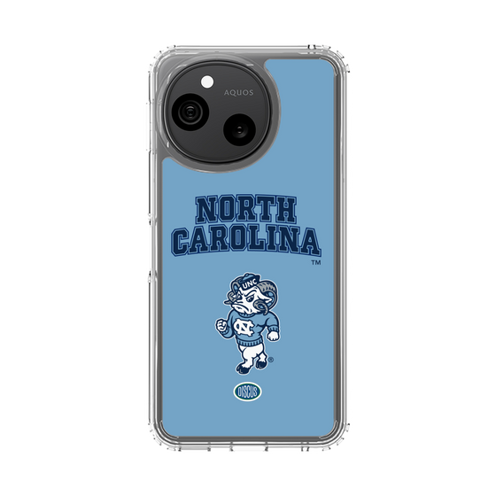 スリムプロテクションケース［ ノースカロライナ大学 - 雄羊 - light blue ］
