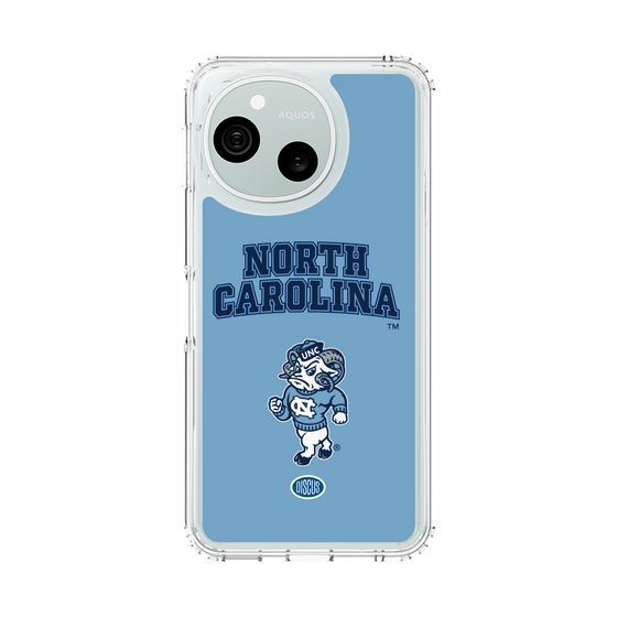 スリムプロテクションケース［ ノースカロライナ大学 - 雄羊 - light blue ］