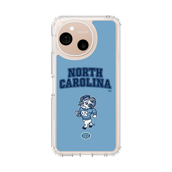 スリムプロテクションケース［ ノースカロライナ大学 - 雄羊 - light blue ］