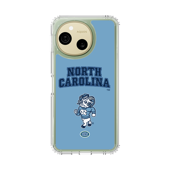 スリムプロテクションケース［ ノースカロライナ大学 - 雄羊 - light blue ］