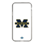 スリムプロテクションケース［ ミシガン大学 - ロゴ - Clear ］