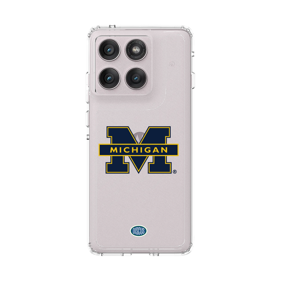 スリムプロテクションケース［ ミシガン大学 - ロゴ - Clear ］