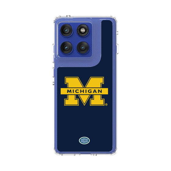 スリムプロテクションケース［ ミシガン大学 - ロゴ - Navy ］