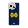 スリムプロテクションケース［ ミシガン大学 - ロゴ - Navy ］
