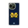 スリムプロテクションケース［ ミシガン大学 - ロゴ - Navy ］