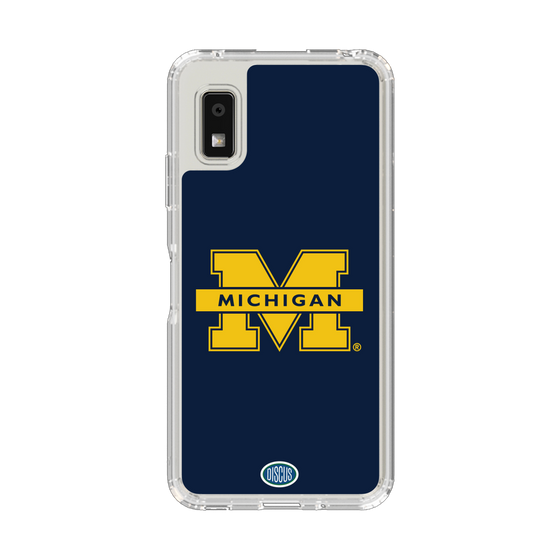 スリムプロテクションケース［ ミシガン大学 - ロゴ - Navy ］