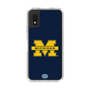 スリムプロテクションケース［ ミシガン大学 - ロゴ - Navy ］