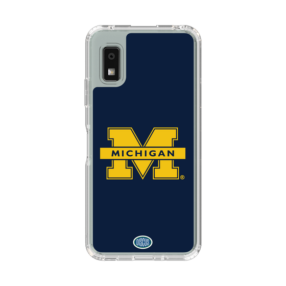 スリムプロテクションケース［ ミシガン大学 - ロゴ - Navy ］