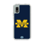スリムプロテクションケース［ ミシガン大学 - ロゴ - Navy ］