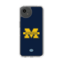 スリムプロテクションケース［ ミシガン大学 - ロゴ - Navy ］