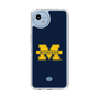 スリムプロテクションケース［ ミシガン大学 - ロゴ - Navy ］