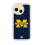 スリムプロテクションケース［ ミシガン大学 - ロゴ - Navy ］