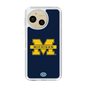 スリムプロテクションケース［ ミシガン大学 - ロゴ - Navy ］