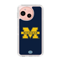 スリムプロテクションケース［ ミシガン大学 - ロゴ - Navy ］