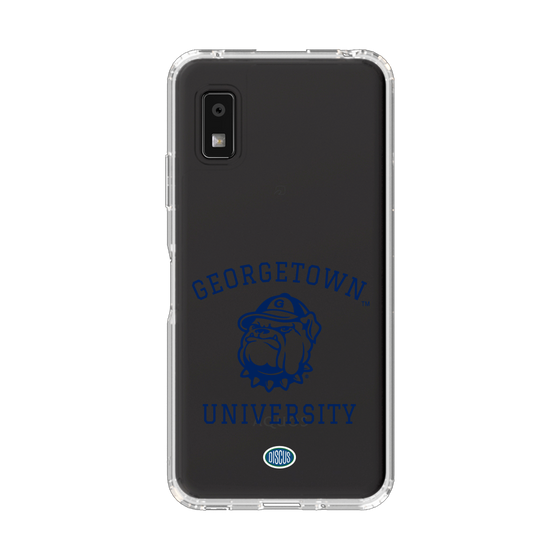 スリムプロテクションケース［ ジョージタウン大学 - Jack the Bulldog - clear ］