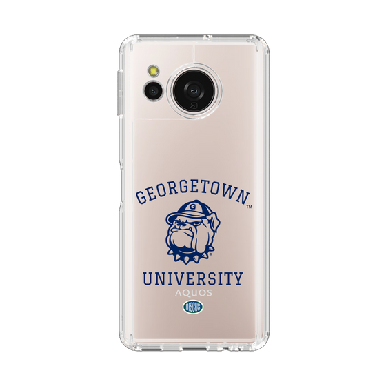 スリムプロテクションケース［ ジョージタウン大学 - Jack the Bulldog - clear ］