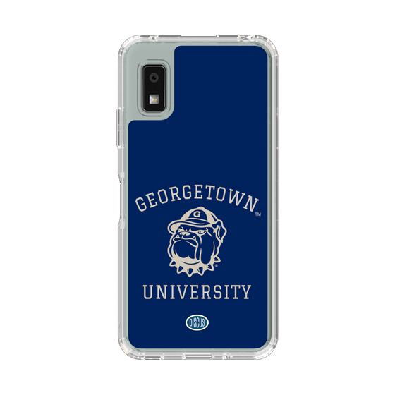 スリムプロテクションケース［ ジョージタウン大学 - Jack the Bulldog - blue ］