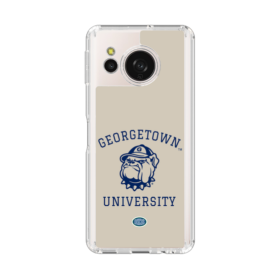 スリムプロテクションケース［ ジョージタウン大学 - Jack the Bulldog - gray ］