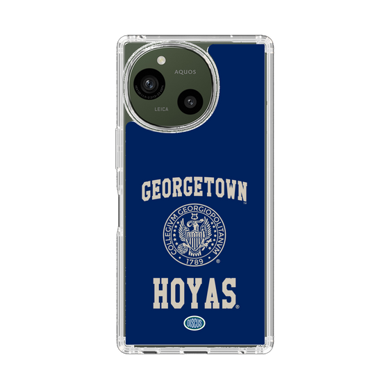 スリムプロテクションケース［ ジョージタウン大学 - エムブレム - gray ］