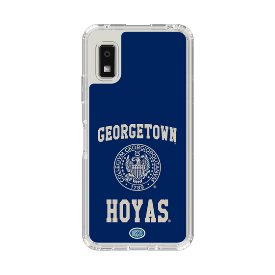 スリムプロテクションケース［ ジョージタウン大学 - エムブレム - gray ］