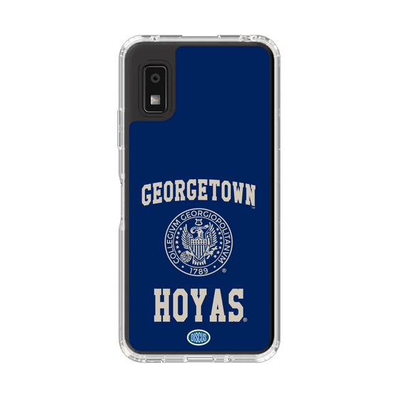 スリムプロテクションケース［ ジョージタウン大学 - エムブレム - gray ］