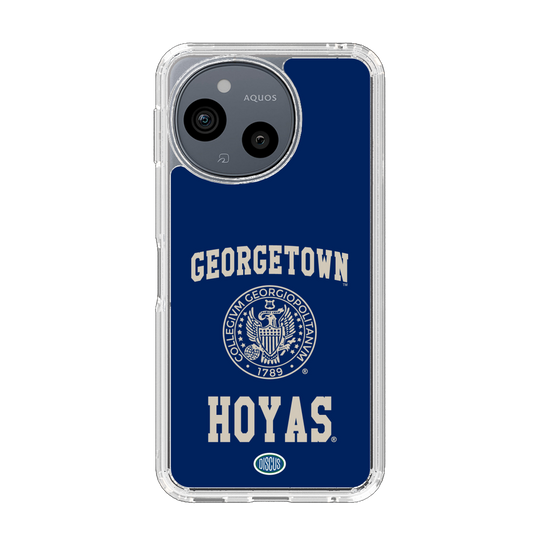 スリムプロテクションケース［ ジョージタウン大学 - エムブレム - gray ］