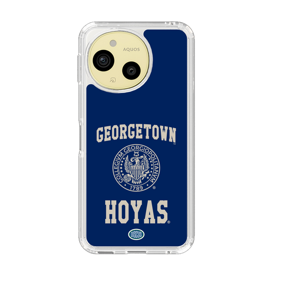 スリムプロテクションケース［ ジョージタウン大学 - エムブレム - gray ］