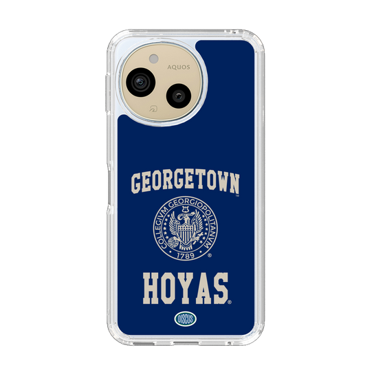 スリムプロテクションケース［ ジョージタウン大学 - エムブレム - gray ］