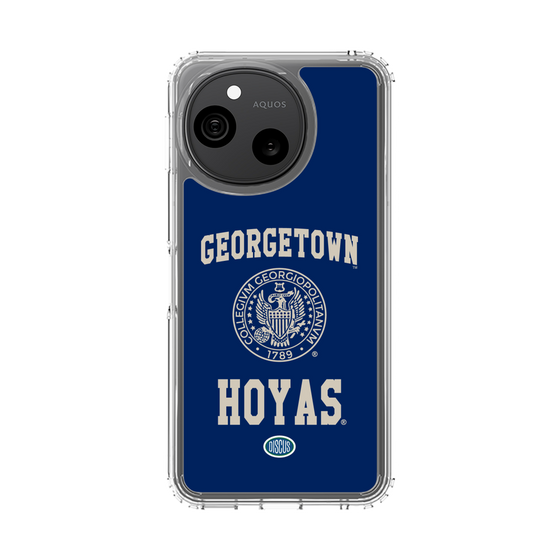 スリムプロテクションケース［ ジョージタウン大学 - エムブレム - gray ］