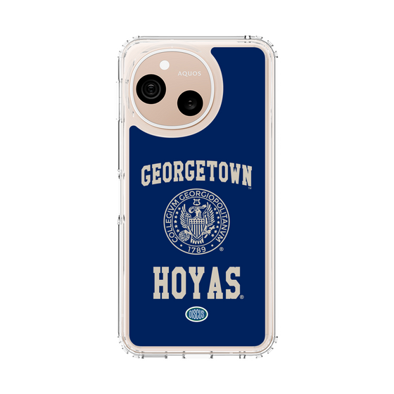 スリムプロテクションケース［ ジョージタウン大学 - エムブレム - gray ］