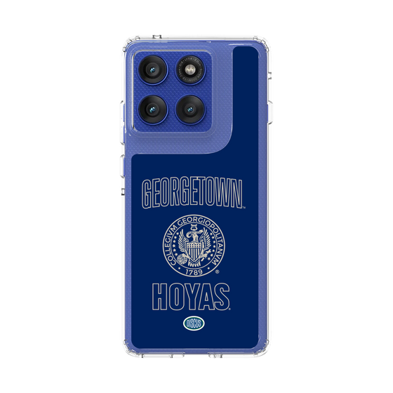 スリムプロテクションケース［ ジョージタウン大学 - エムブレム - blue ］