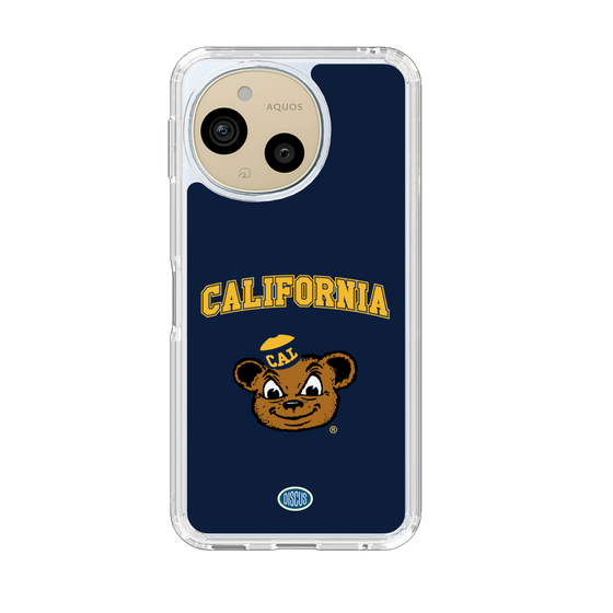 スリムプロテクションケース［ カルフォルニア大学バークレー校 - Oski the Bear - Navy ］