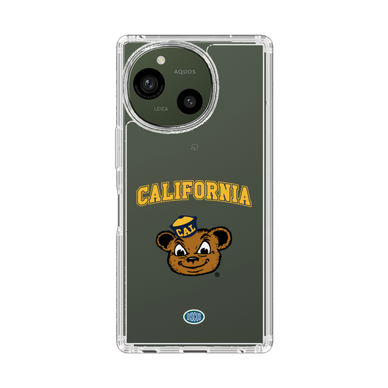 スリムプロテクションケース［ カルフォルニア大学バークレー校 - Oski the Bear - Clear ］