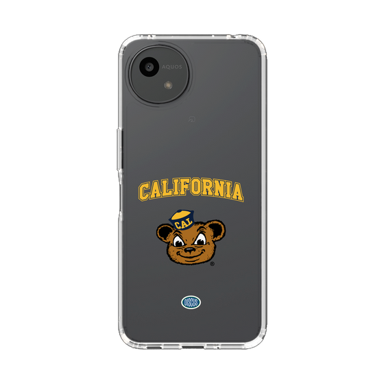 スリムプロテクションケース［ カルフォルニア大学バークレー校 - Oski the Bear - Clear ］