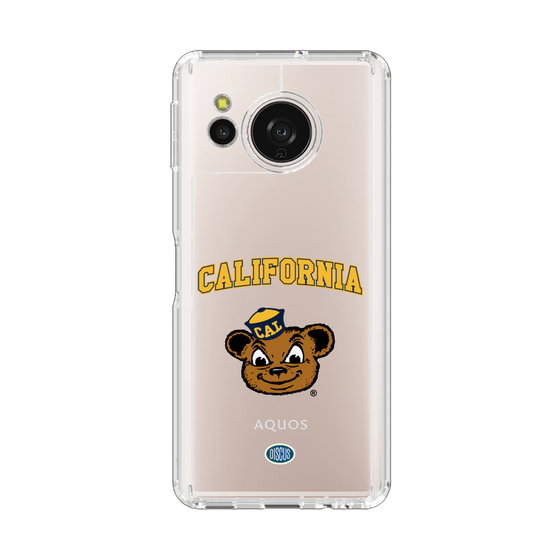 スリムプロテクションケース［ カルフォルニア大学バークレー校 - Oski the Bear - Clear ］