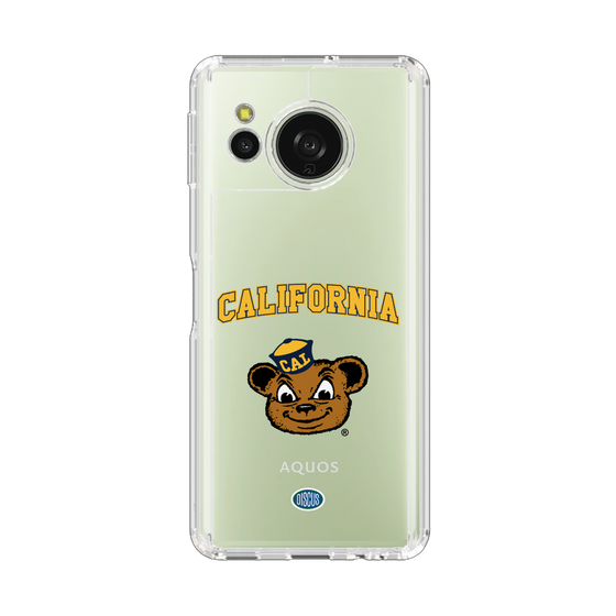 スリムプロテクションケース［ カルフォルニア大学バークレー校 - Oski the Bear - Clear ］