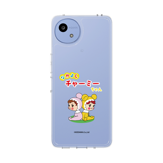 スリムプロテクションケース［ なかよしチャーミーちゃん - 背中合わせ ］