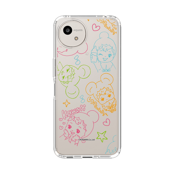 スリムプロテクションケース［ なかよしチャーミーちゃん - ライン ］