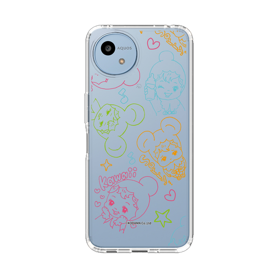 スリムプロテクションケース［ なかよしチャーミーちゃん - ライン ］