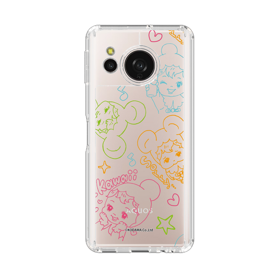 スリムプロテクションケース［ なかよしチャーミーちゃん - ライン ］