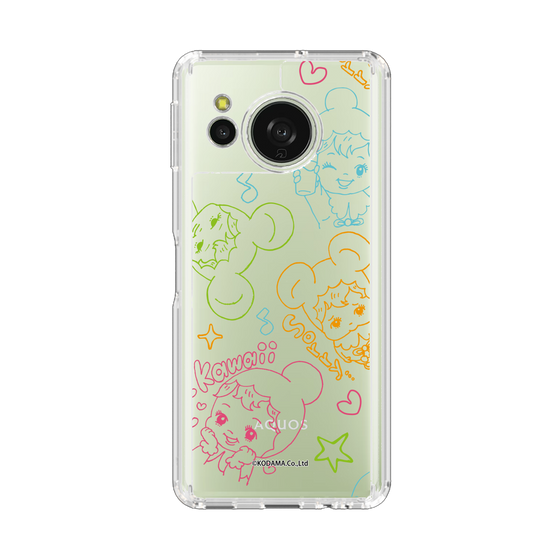 スリムプロテクションケース［ なかよしチャーミーちゃん - ライン ］